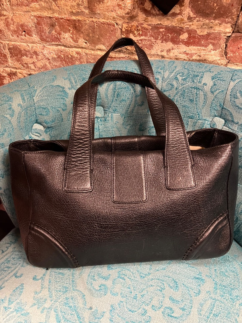 Black Burberry Handbag, Medium