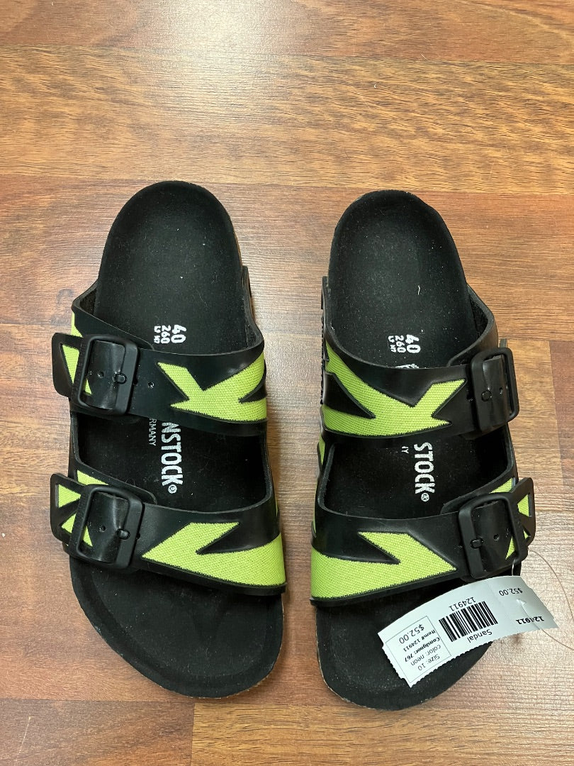 neon birkenstock Sandal, 10