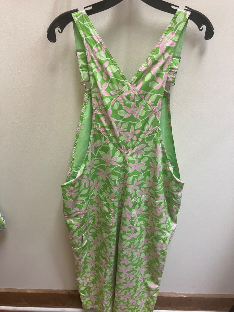 Green+ lilly pulitzer overalls, 10