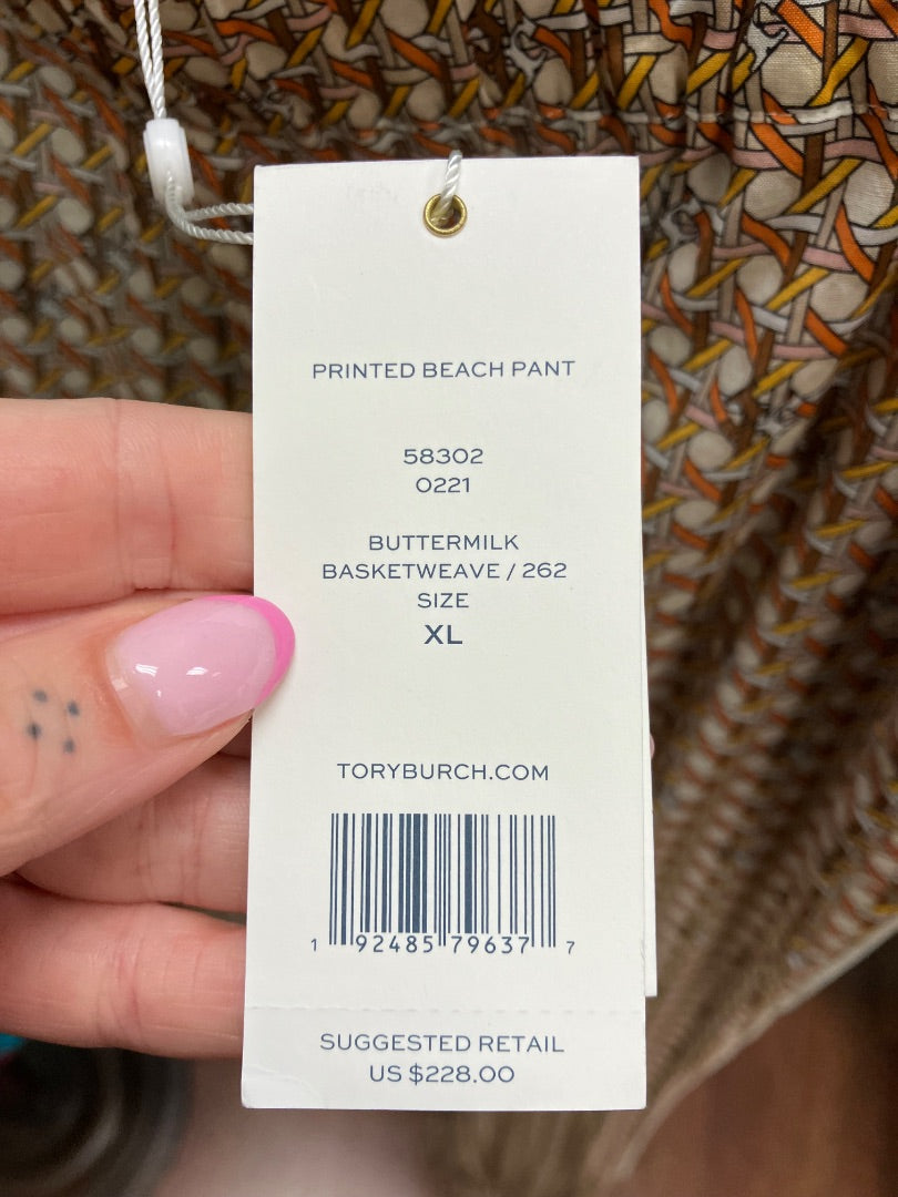 Orange+ tory burch pant, XL