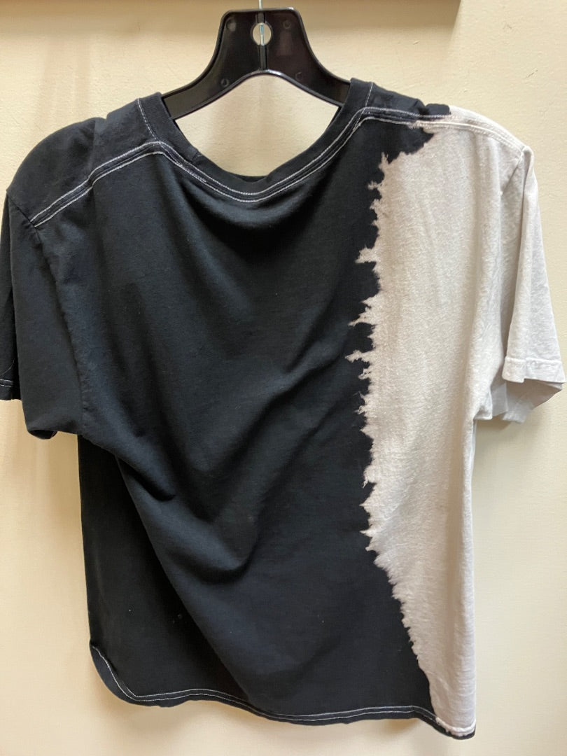 Black+ pink floyd Top, Small