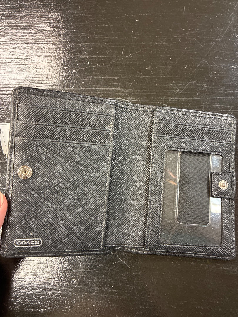 Silver+ Coach wallet, XS