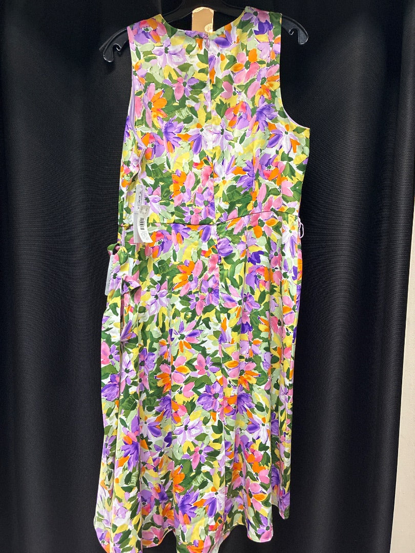 Purple+ london times dress, Large