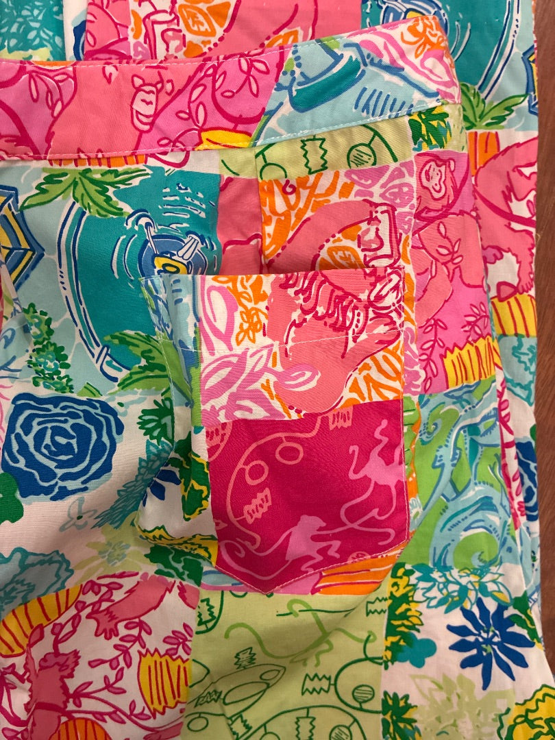 Green+ lilly pulitzer pant, 10