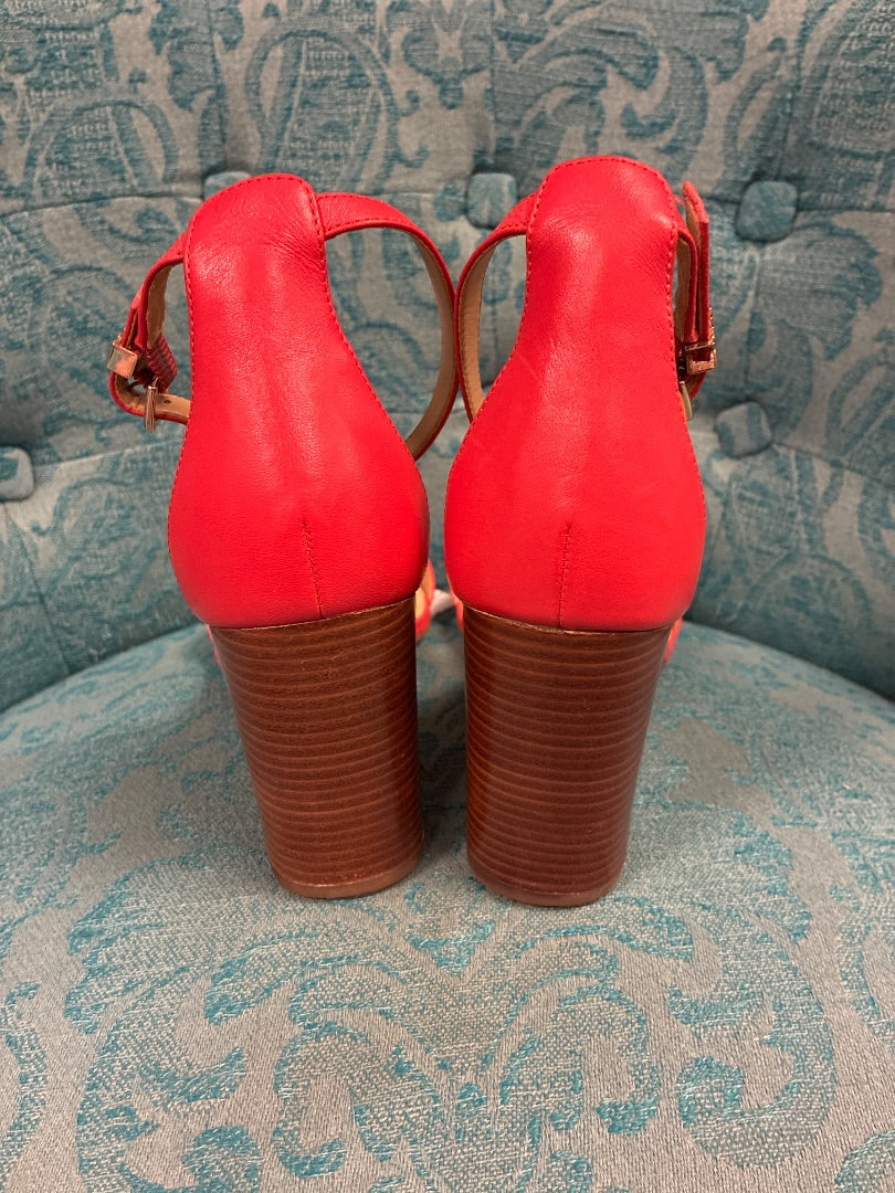 red michael kors Sandal, 9.5
