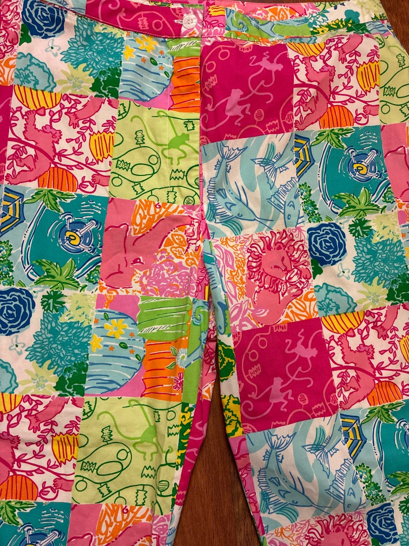 Green+ lilly pulitzer pant, 10