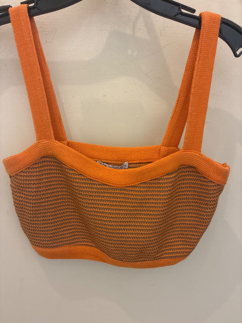 Zara Orange+ Top, Medium