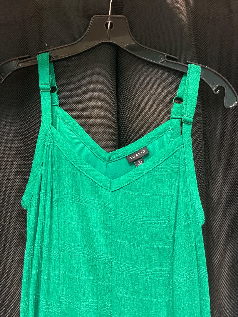 Green+ torrid dress, Large