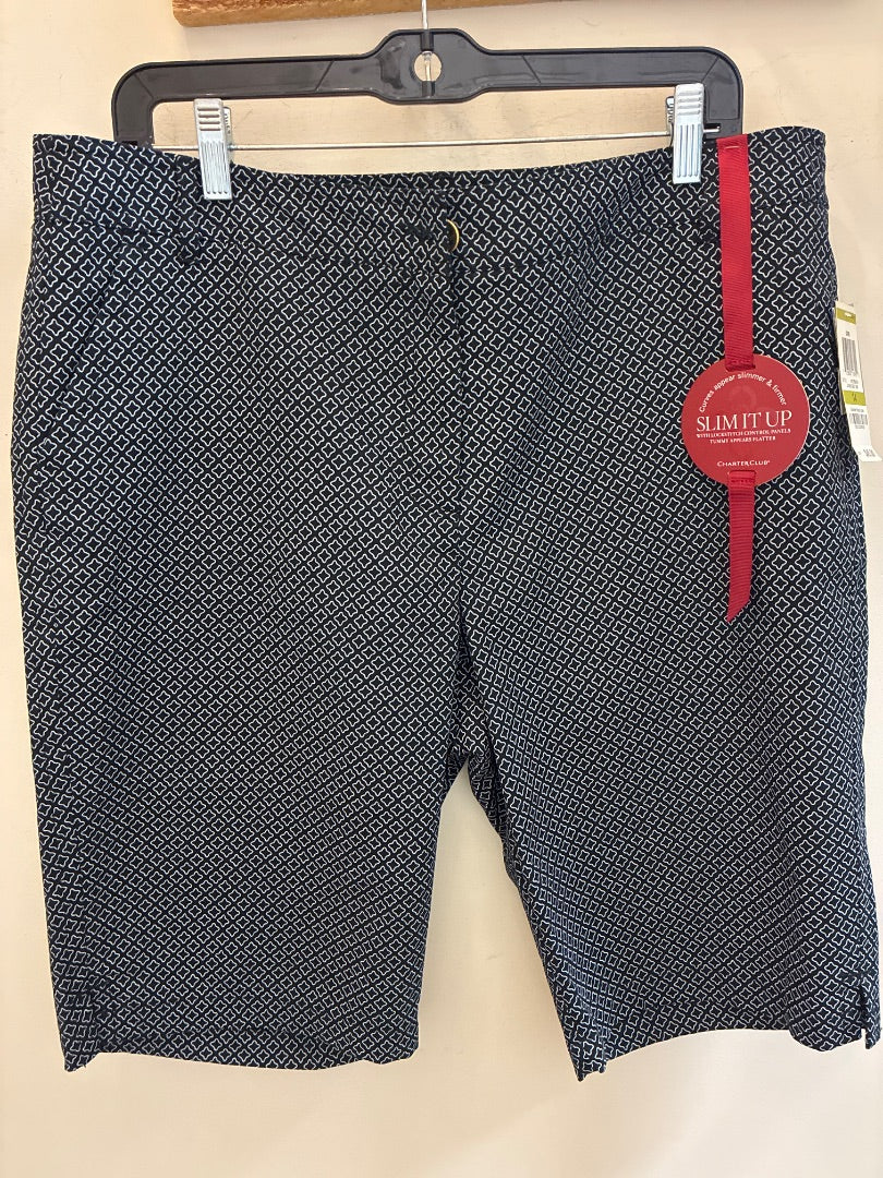 Black+ charter club shorts, 14