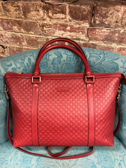 Red Gucci Handbag, Large