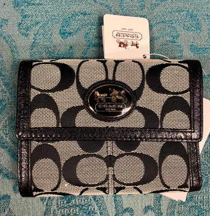 Black+ coach wallet, Small