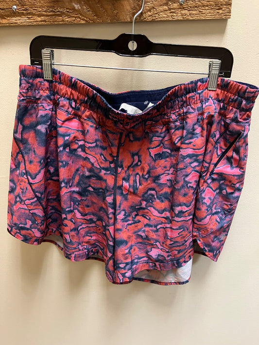 Pink+ lululemon shorts, 18