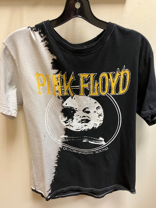 Black+ pink floyd Top, Small
