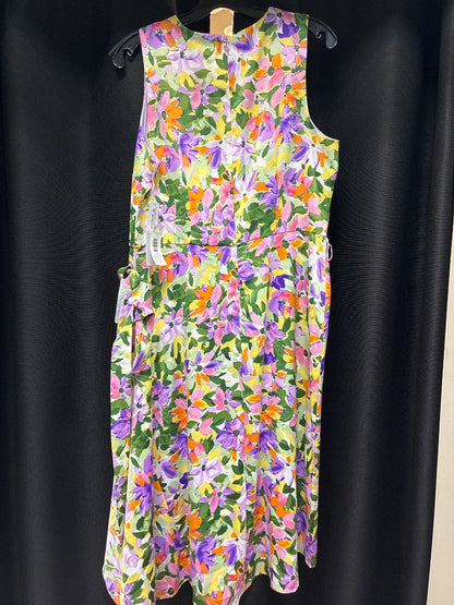 Purple+ london times dress, Large