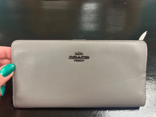 grey coach wallet, Small