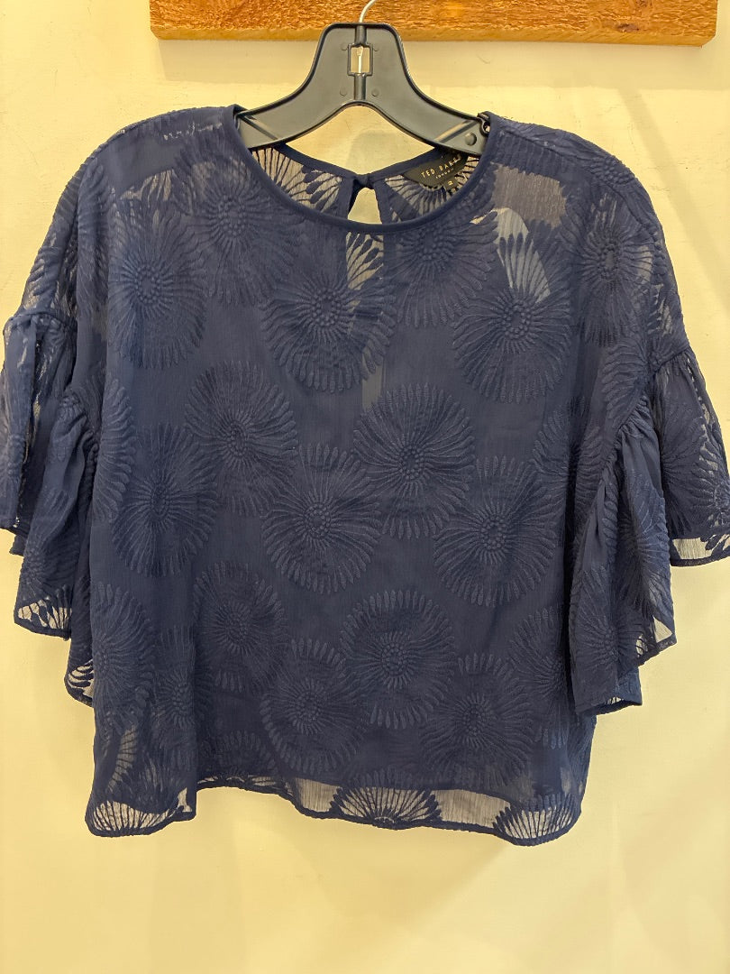 Blue Ted Baker Top, Medium