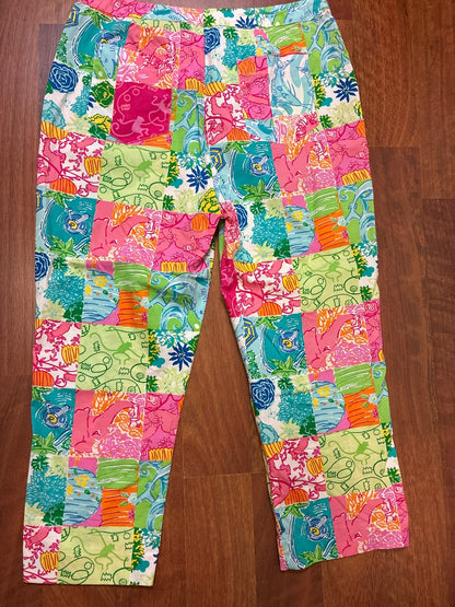 Green+ lilly pulitzer pant, 10