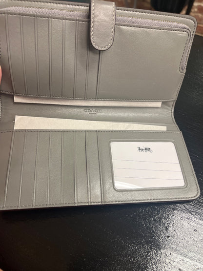 grey coach wallet, Small