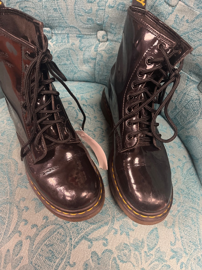 Black Dr Marten boot size 10